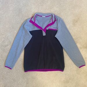 Columbia 1/4 button fleece